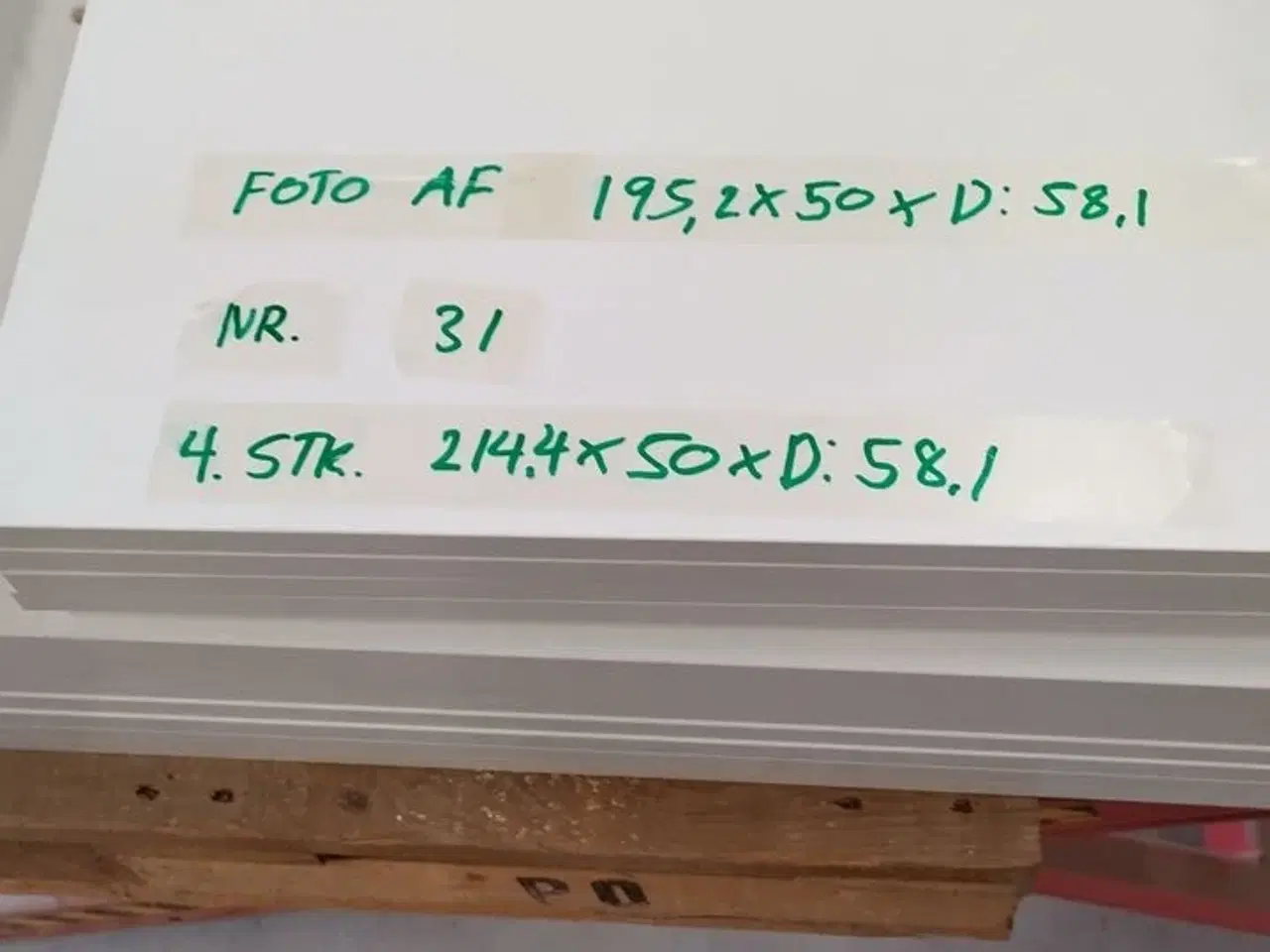 Billede 6 - 4 stk. usamlet højskabe H: 214,4 x B: 50 x D: 58,1 cm uden låger.