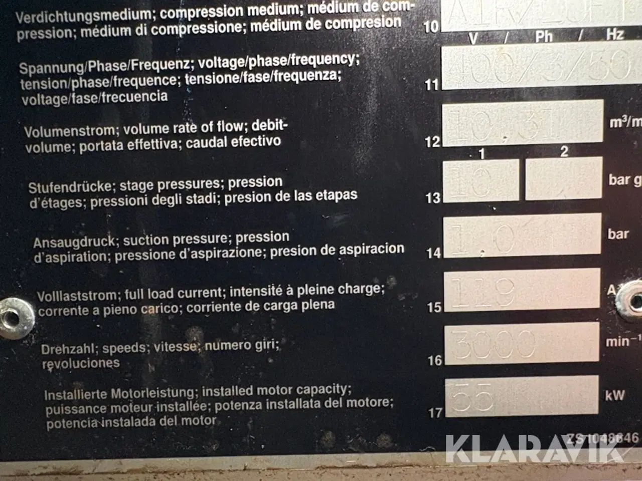 Billede 8 - Skruekompressor Gardner Denver VS55-10A V2