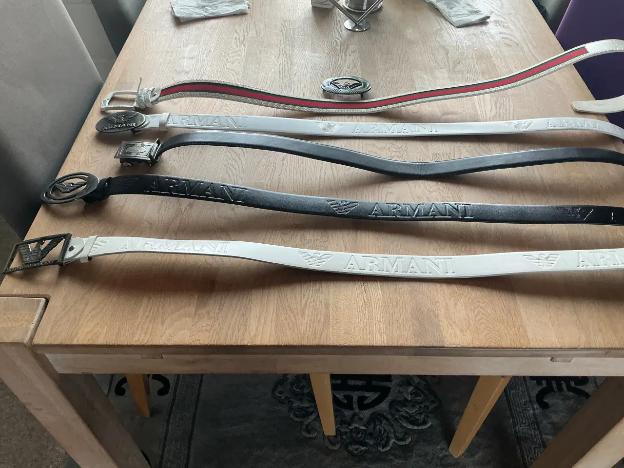 Billede 1 - Læderbælter 5 stk