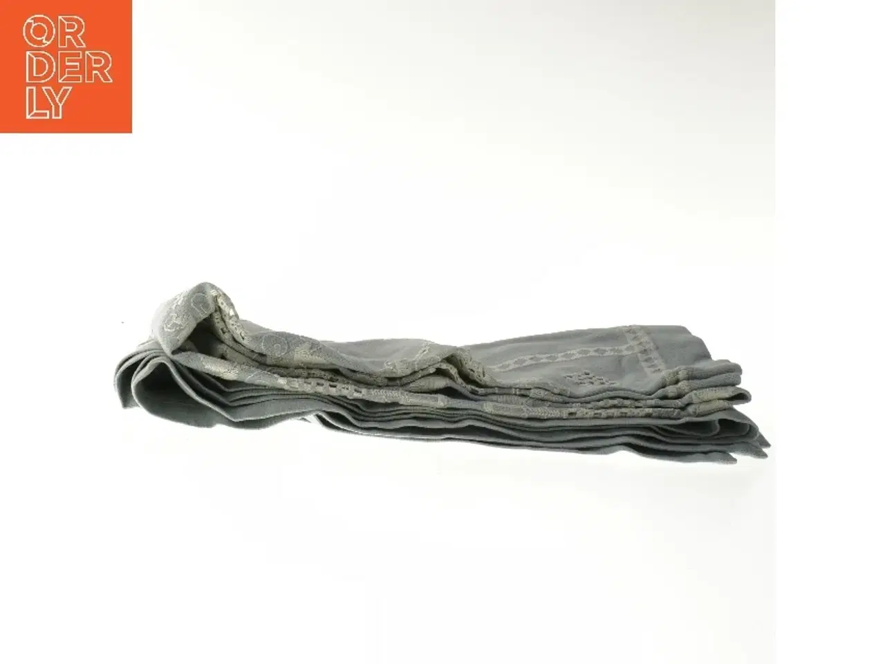 Billede 3 - Antik håndbroderet dug (str. 320x79 cm)