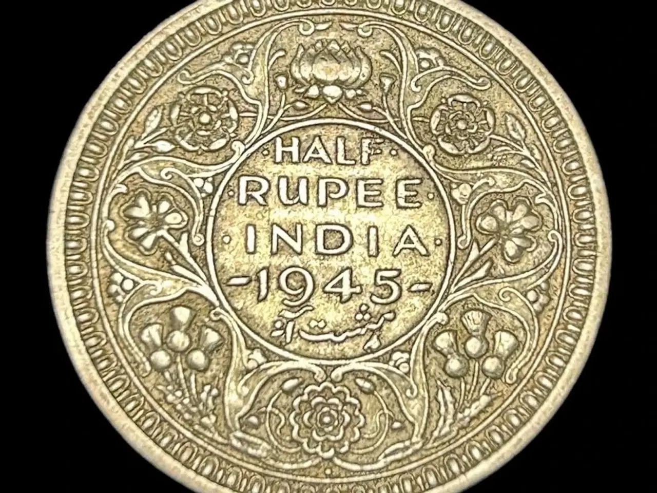 Billede 1 - 1/2 Rupee 1945