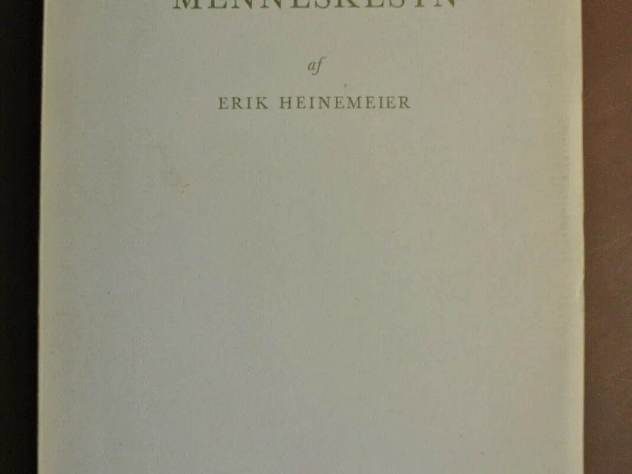 Billede 1 - grundtvigs menneskesyn, af erik heinemeier med ded
