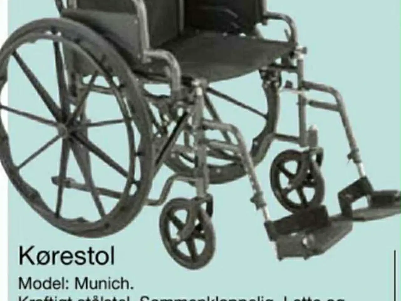 Billede 3 - Munich kørestol 