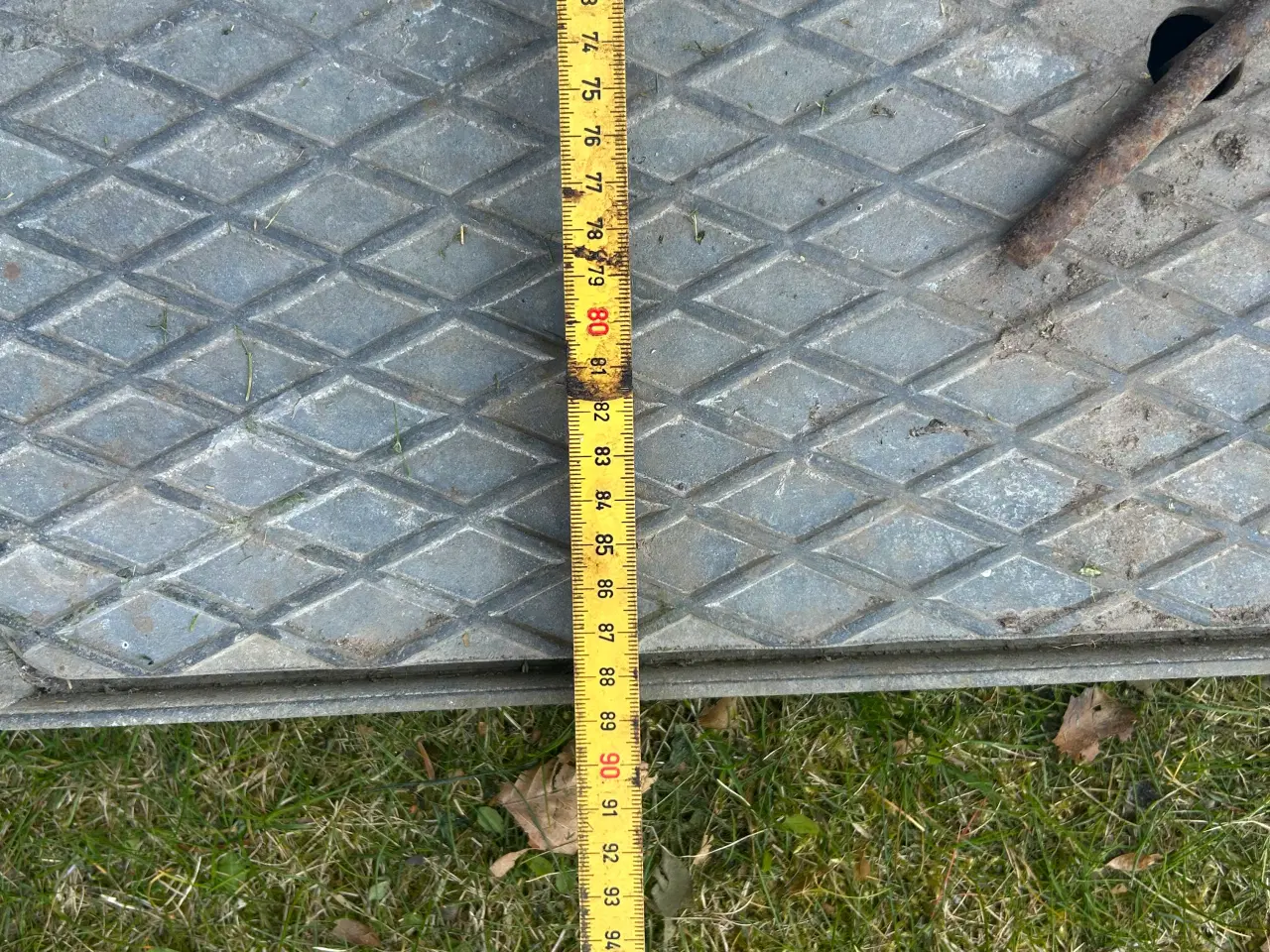 Billede 3 - Jerndæksel firkantet 