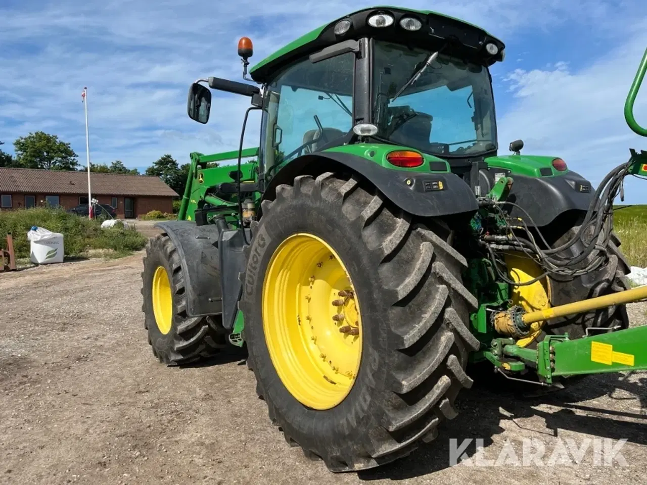 Billede 4 - Traktor John Deere 6150R med frontlæsser