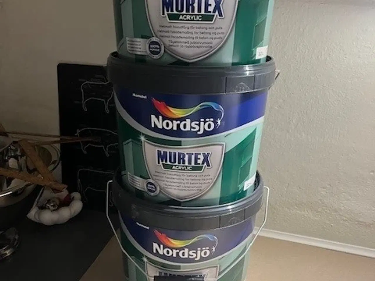 Billede 1 - 3x10L Nordsjö Murtex Acrylic Facademaling