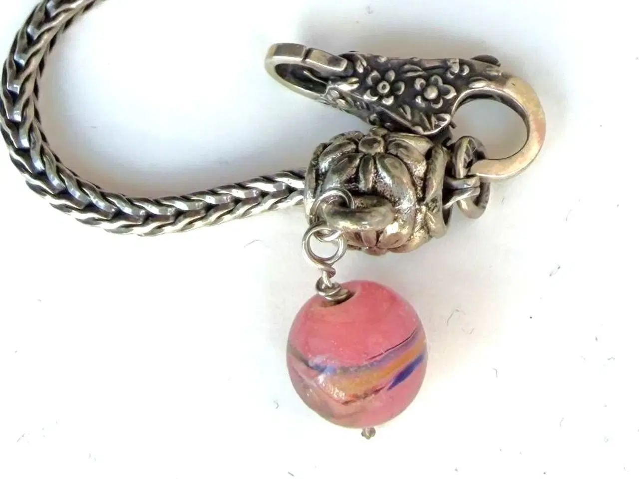 Billede 3 - Håndlavet perlevedhæng til armbånd eller halskæde