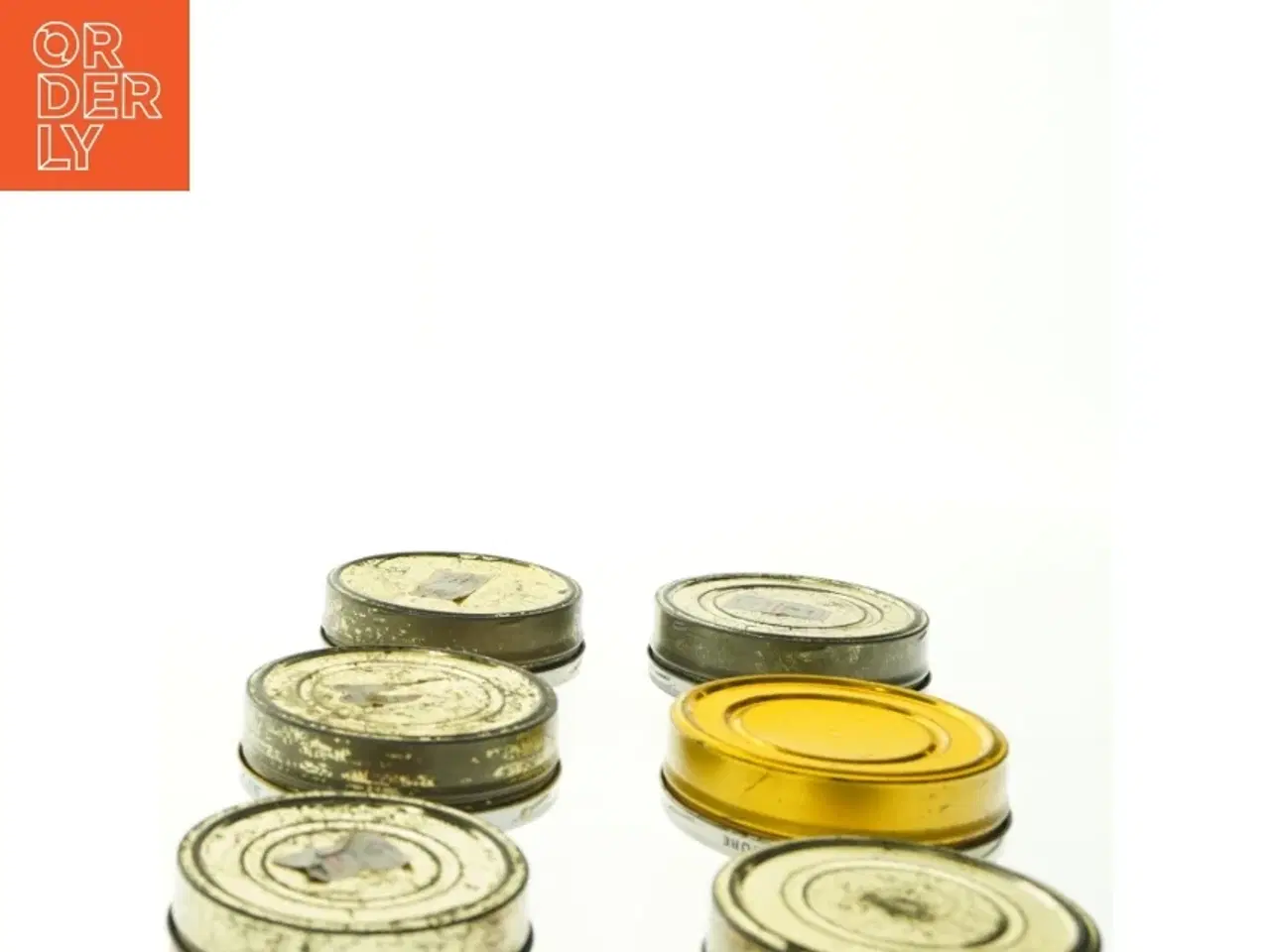 Billede 2 - Vintage tobaksdåser (str. Ø 10 - 12 cm)