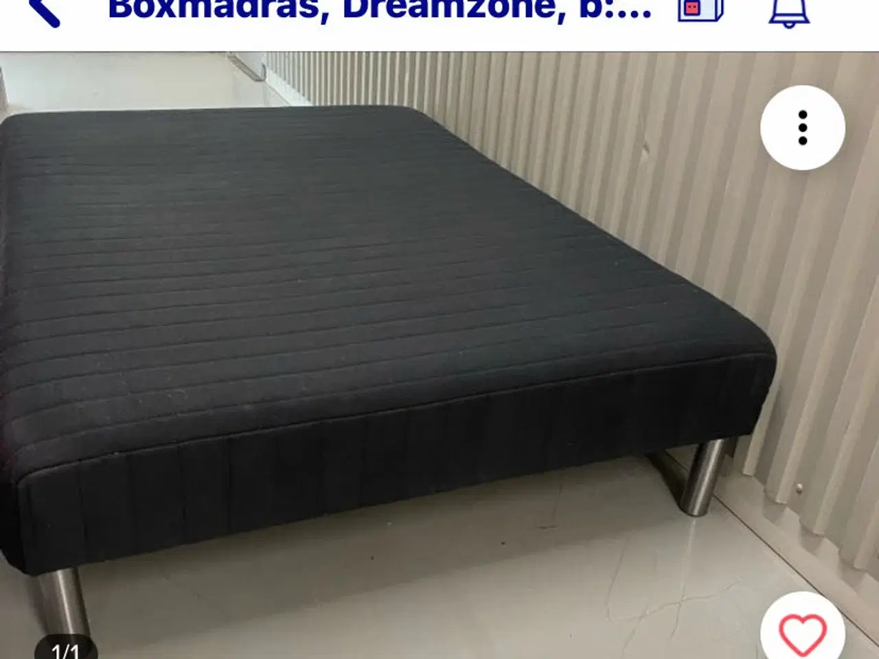 Billede 1 - Seng 140 cm med stor ligge og 💤 komfort