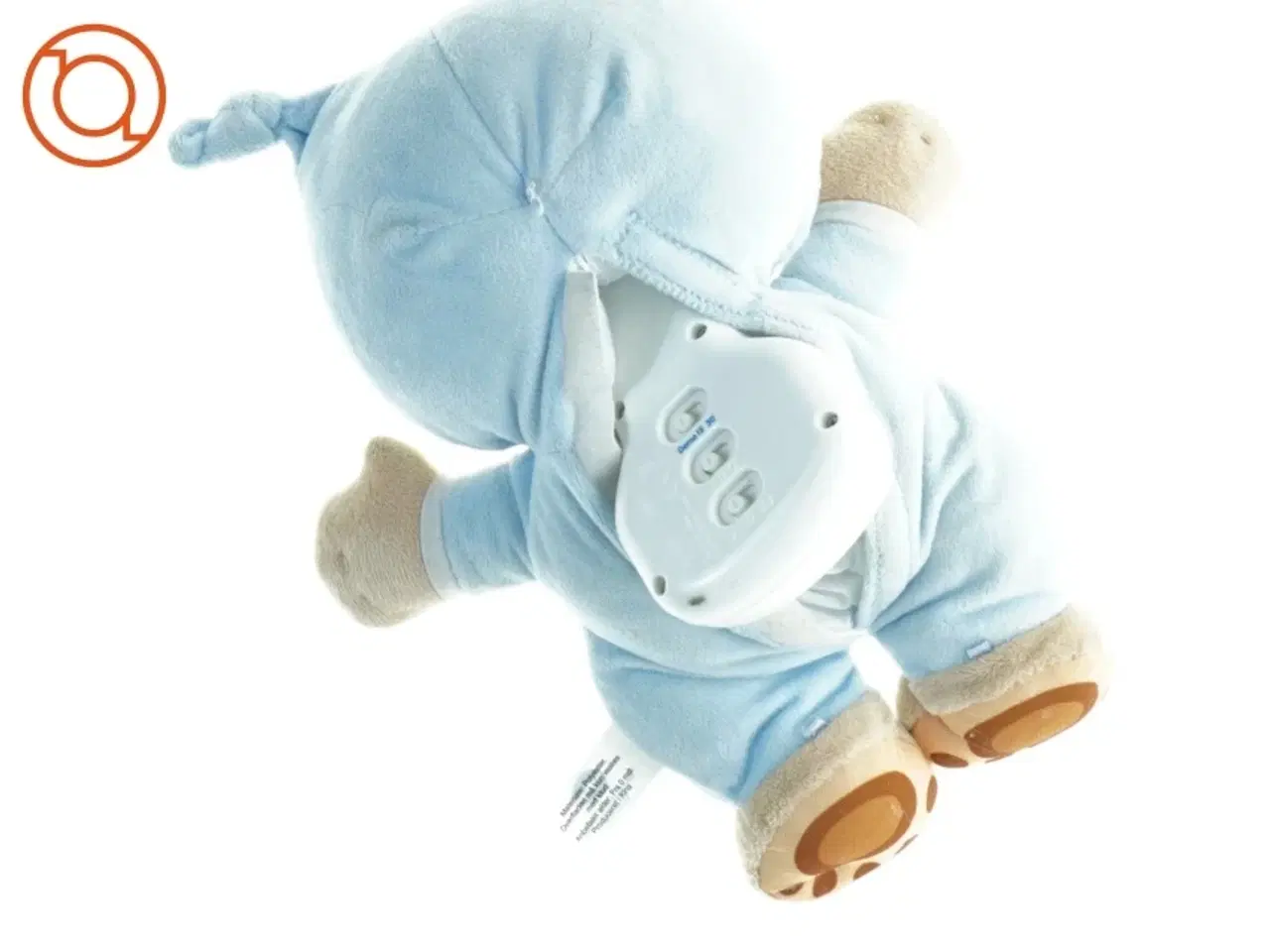 Billede 3 - Synge bamse Blå plys teddybjørn med lyd og lys (str. 29 x 24 cm)