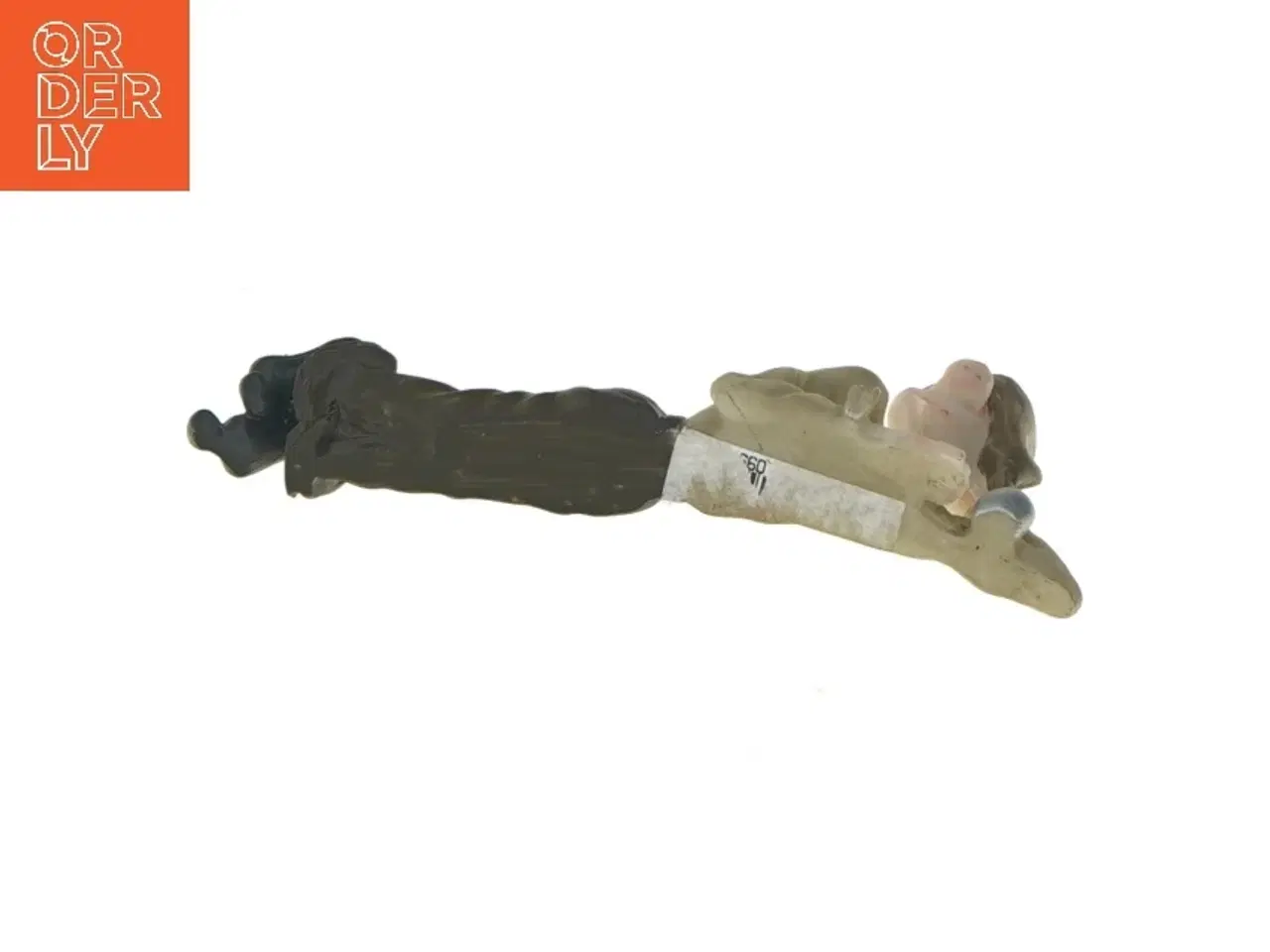 Billede 3 - Dekorativ figur liggende nisse (str. 14 cm)