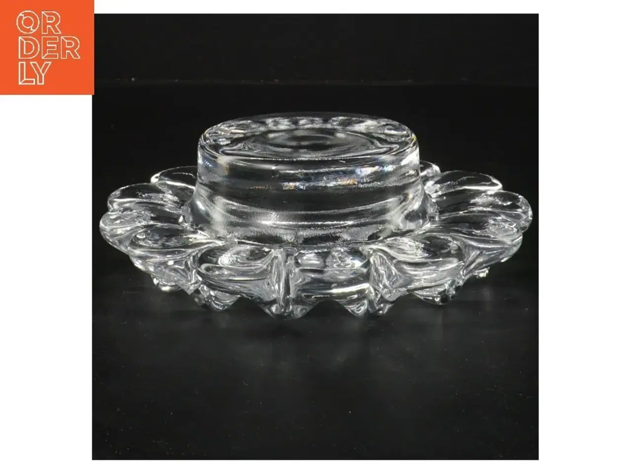 Billede 2 - Glaslysestage (str. Ø 16 cm)