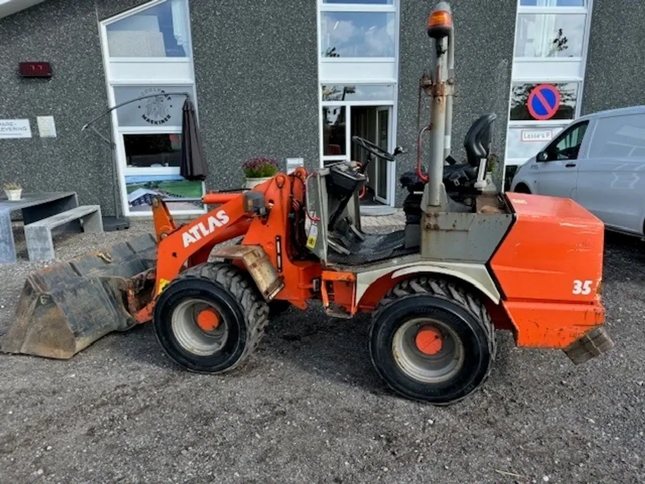 Billede 2 - Atlas AR35 SKOVL, GAFLER HYD SKIFT, BREDE HJUL