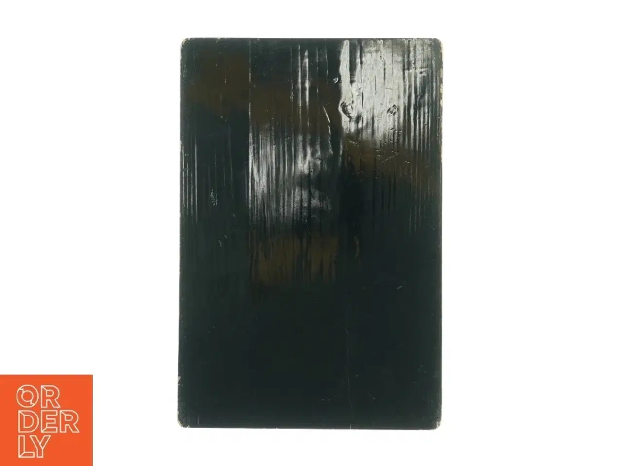 Billede 6 - Antik sort dekoreret kinesisk lak trææske (str. 28 x 19 x 8,5 cm)