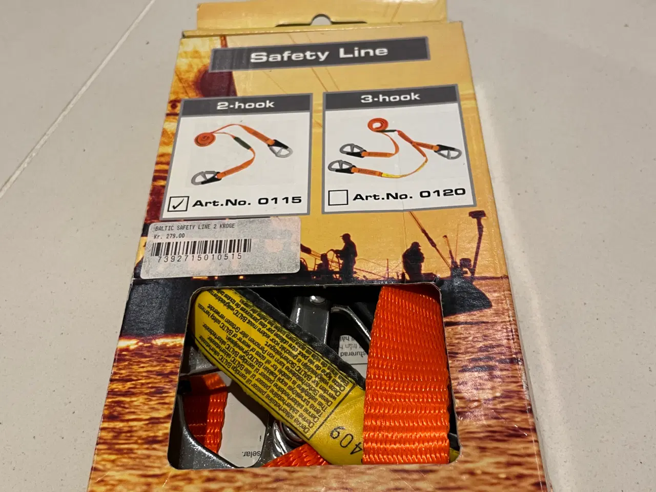 Billede 4 - Spinlock Safety Line m/2 kroge og 1 løkke