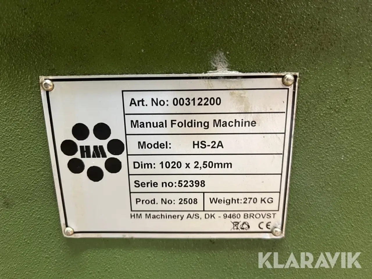 Billede 3 - Kantbukker HM HS-2A