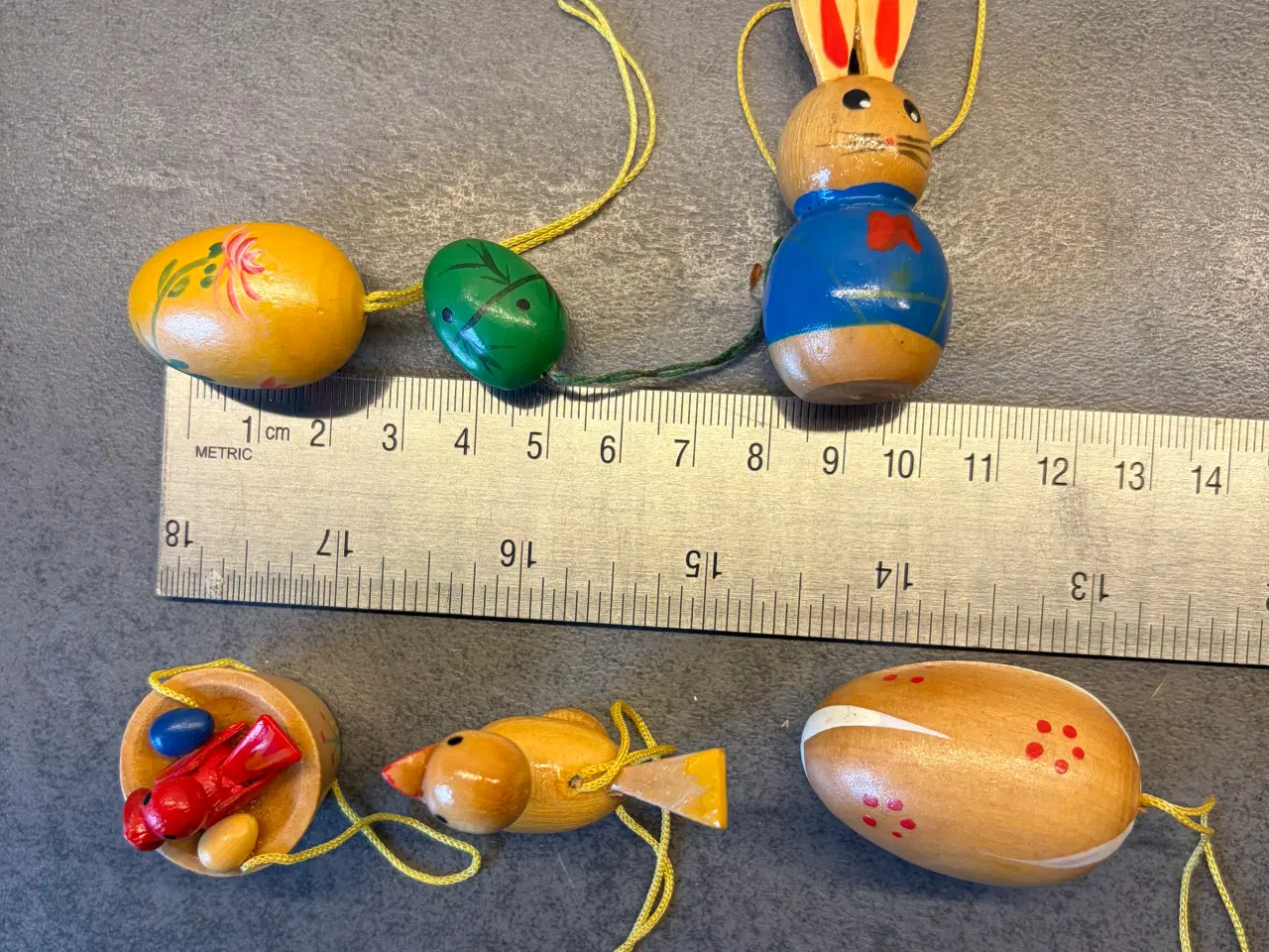 Billede 6 - Påskepynt af træ til ophæng