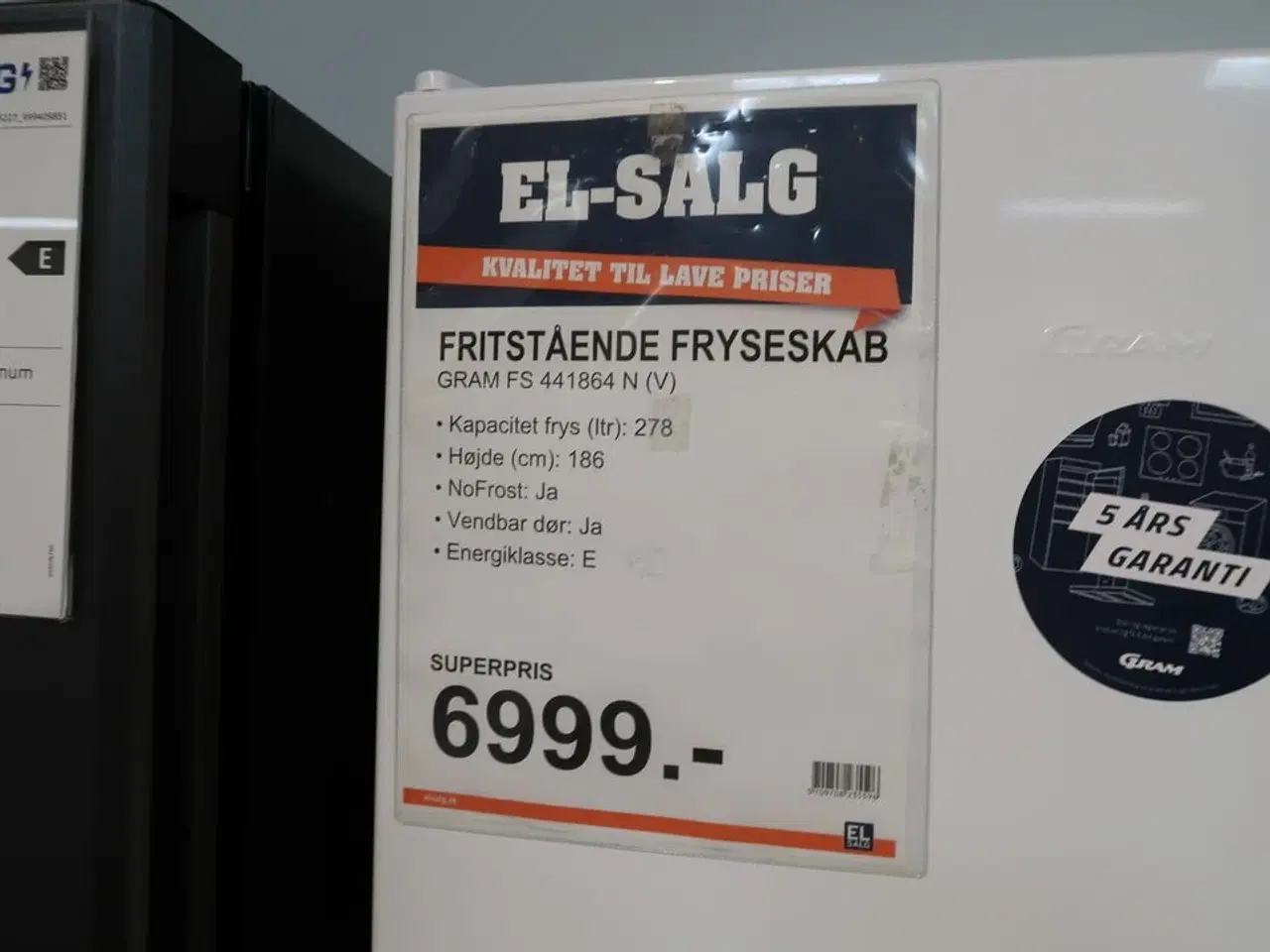 Billede 3 - Fryseskab GRAM FS 441864 N (V)