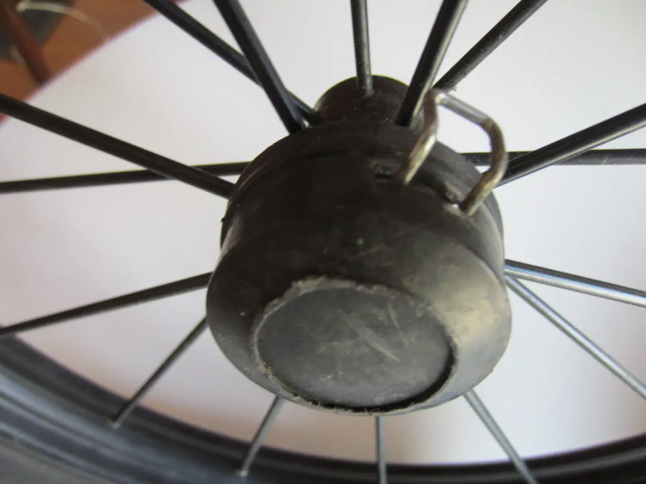 Billede 4 - Barnevognshjul 14 tommer klikhjul med kuglelejer