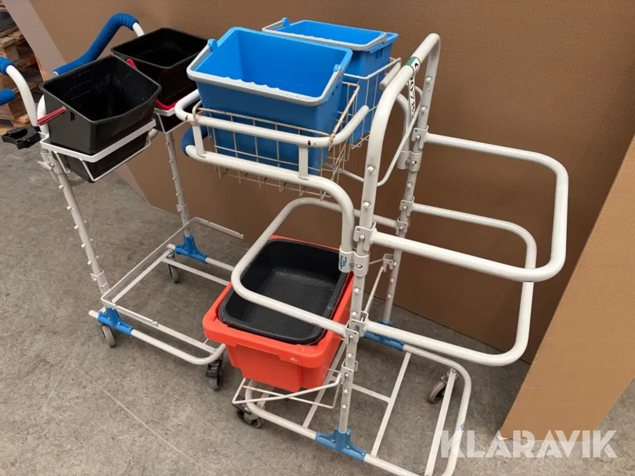 Billede 3 - Rengøringsvogne 2 styk