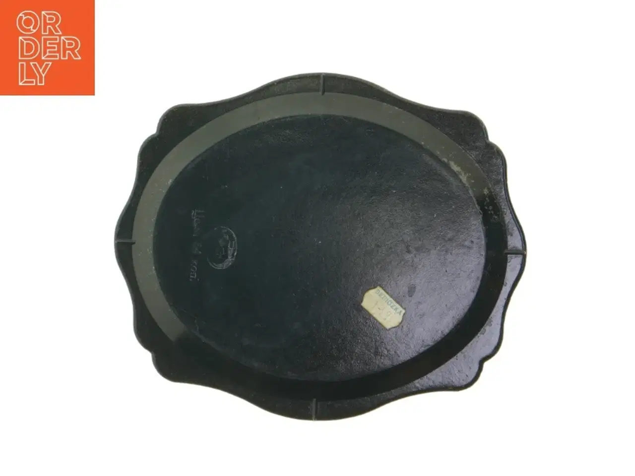 Billede 4 - Dekorativ Vintage Metal Bakke med blomstermotiv (str. 19,5x16,5 cm)