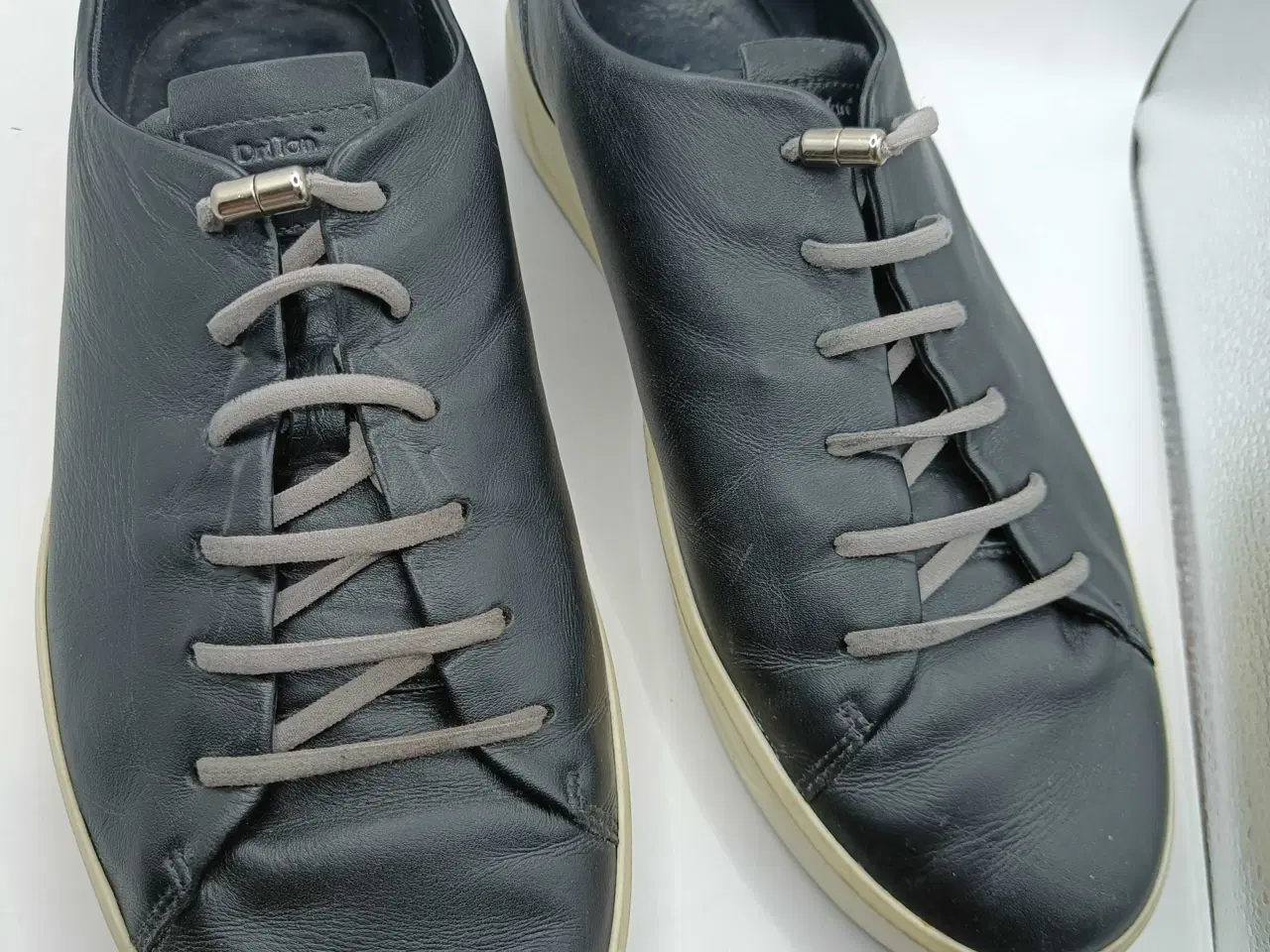 Billede 2 - Ecco sort læder sko 45str 