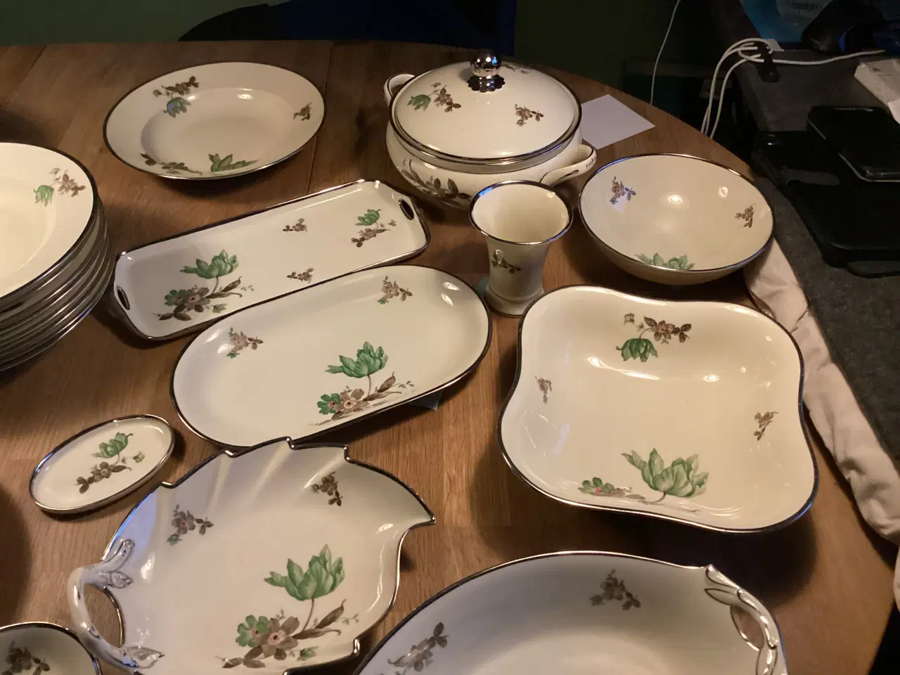 Billede 2 - Grøn vallø Københavns porcelæns maleri lyngby