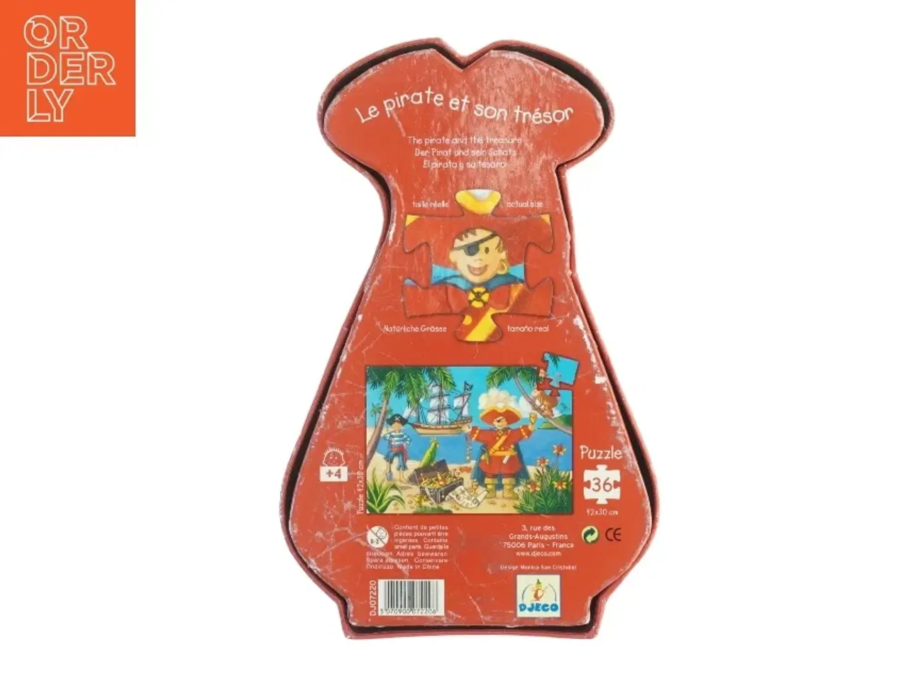 Billede 3 - Sørøver puslespil fra Djeco (str. 42 x, 30 cm)