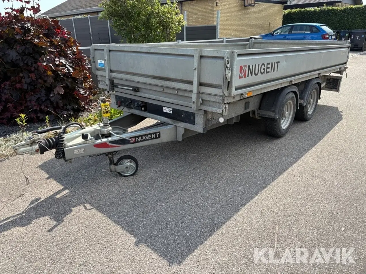 Billede 1 - Tip trailer  til personbiler Nugent KFG35