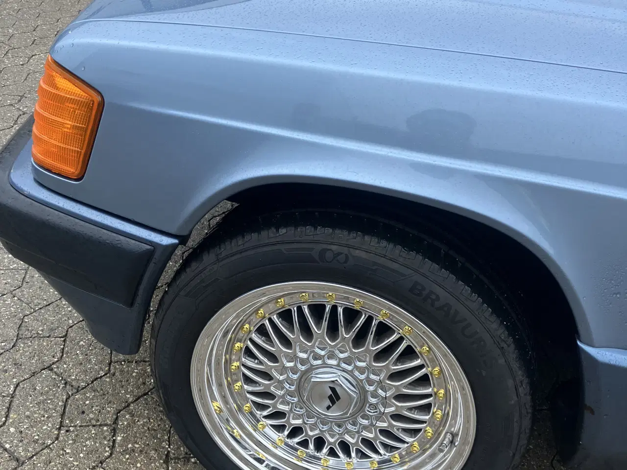 Billede 1 - JR9 Chrome alufælge m. sommerdæk – næsten nye