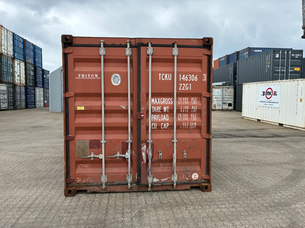 Billede 1 - 20 fods Container- ID: TCKU 146306-3