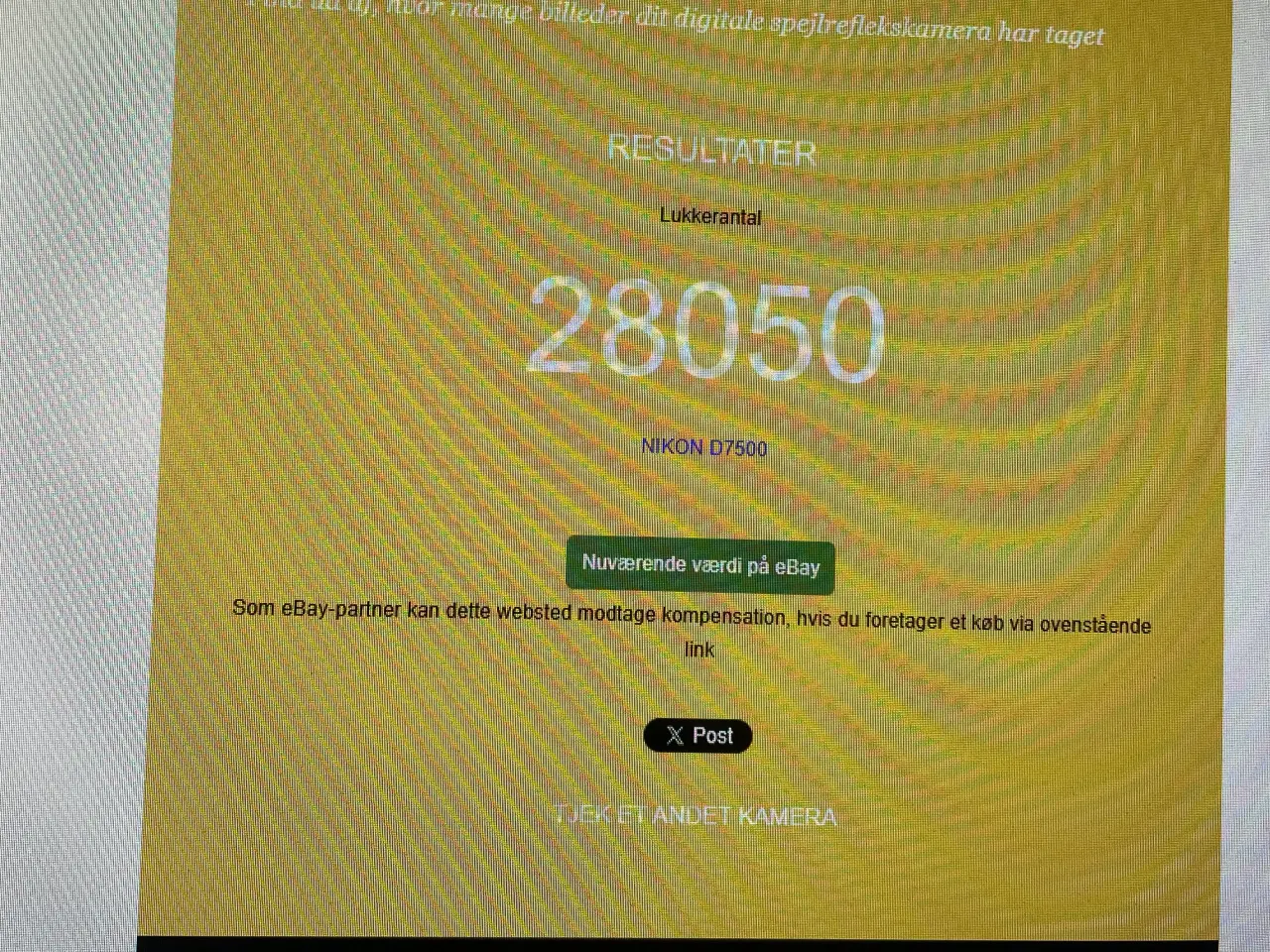 Billede 2 - Nikon D7500 meget velholdt 