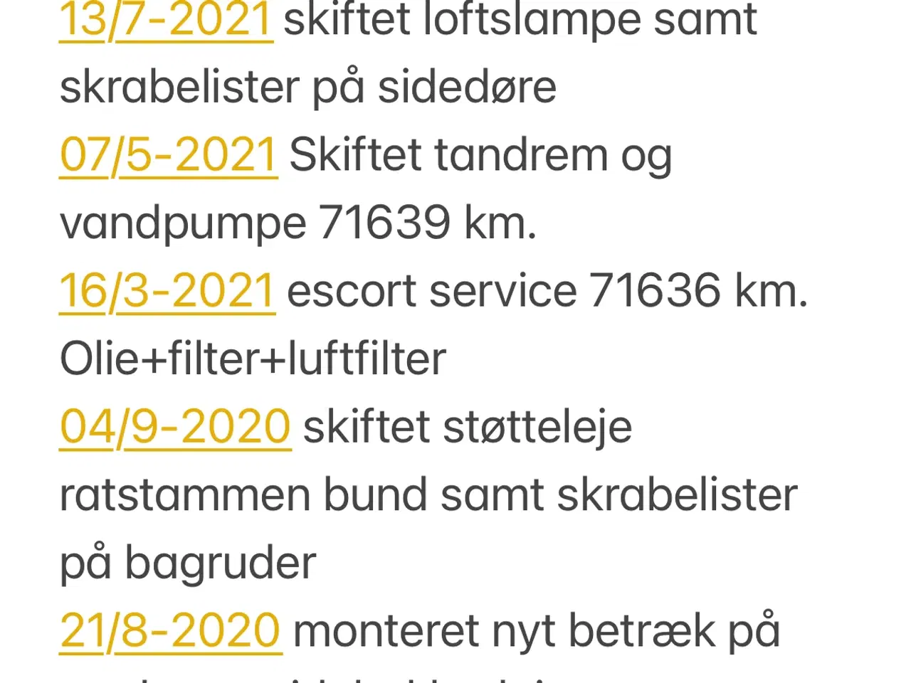 Billede 6 - Ford Escort cabriolet 1989