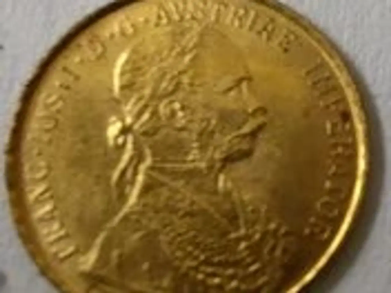 Billede 2 -  guldmønt 10 mm  Østrig/Ungarn