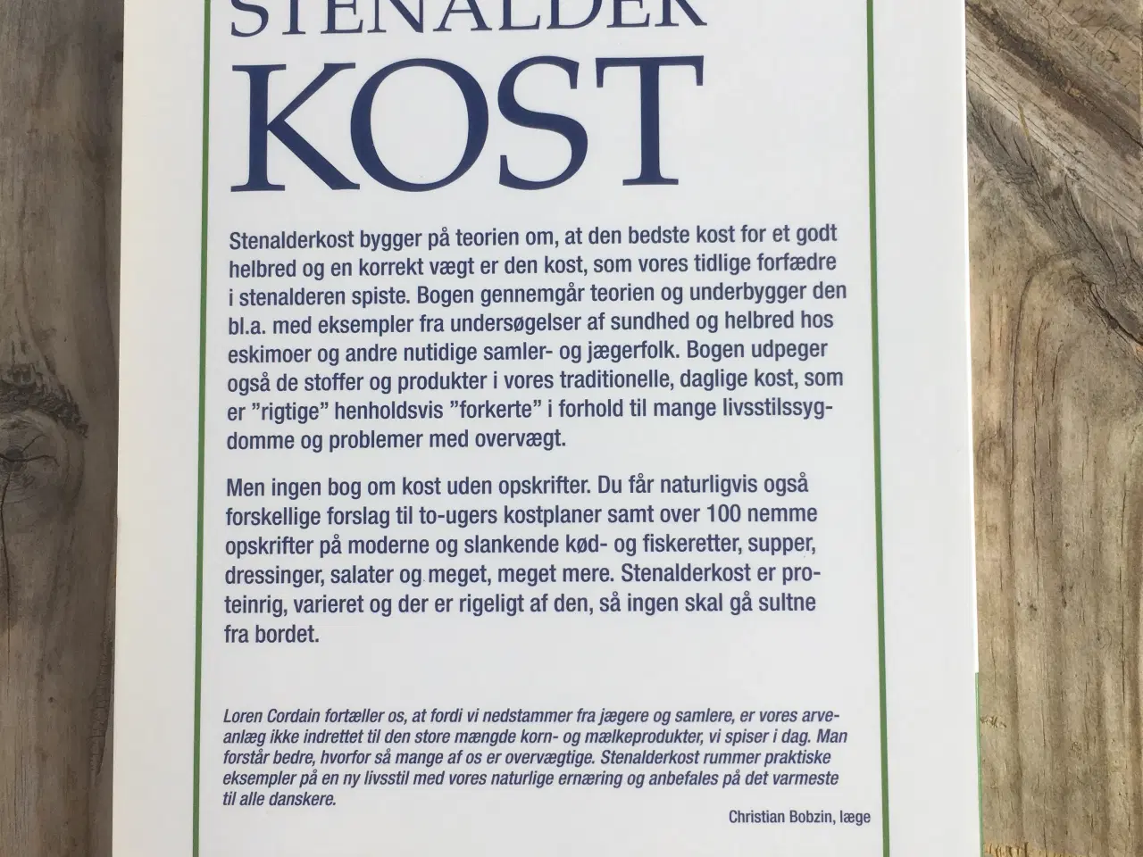 Billede 2 - Stenalderkost , Loren Cordain, emne: mad og vin