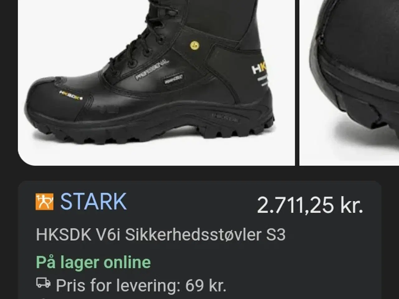 Billede 12 - Sikkerhedsstøvler HKSDK. STR 46