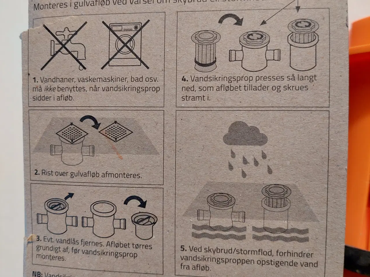 Billede 2 - Vandsikringsprop, Ø: 100-110 mm