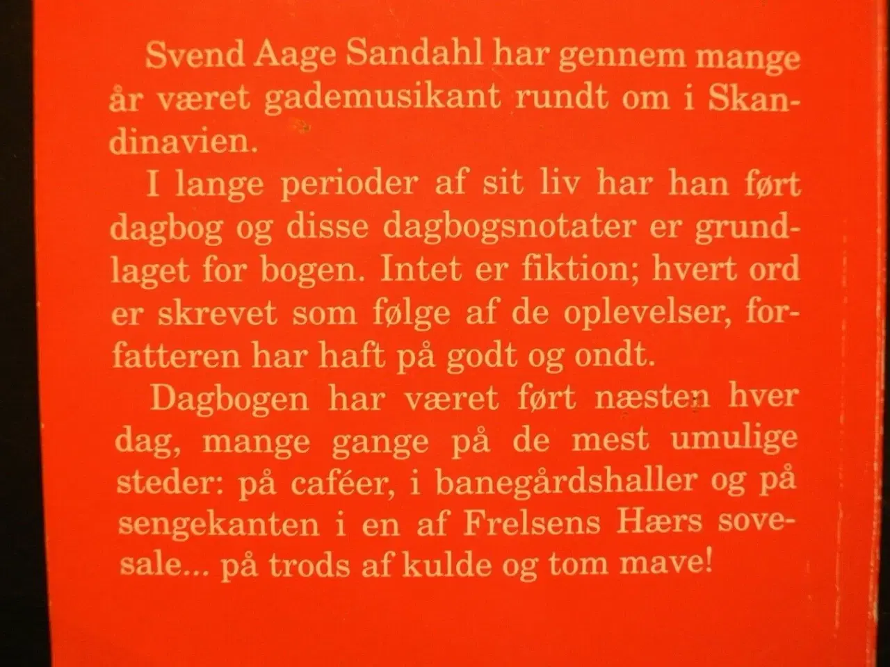 Billede 3 - en gademusikants dagbog, af svend aage sandahl med
