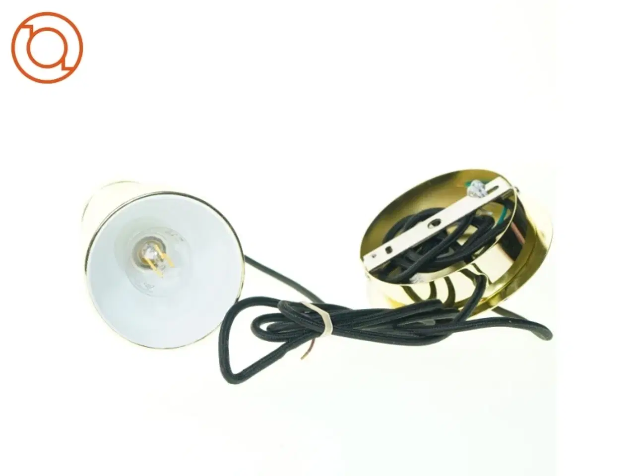 Billede 4 - Retro Guld Messing Loft Lampe (str. 19 x 10 cm)