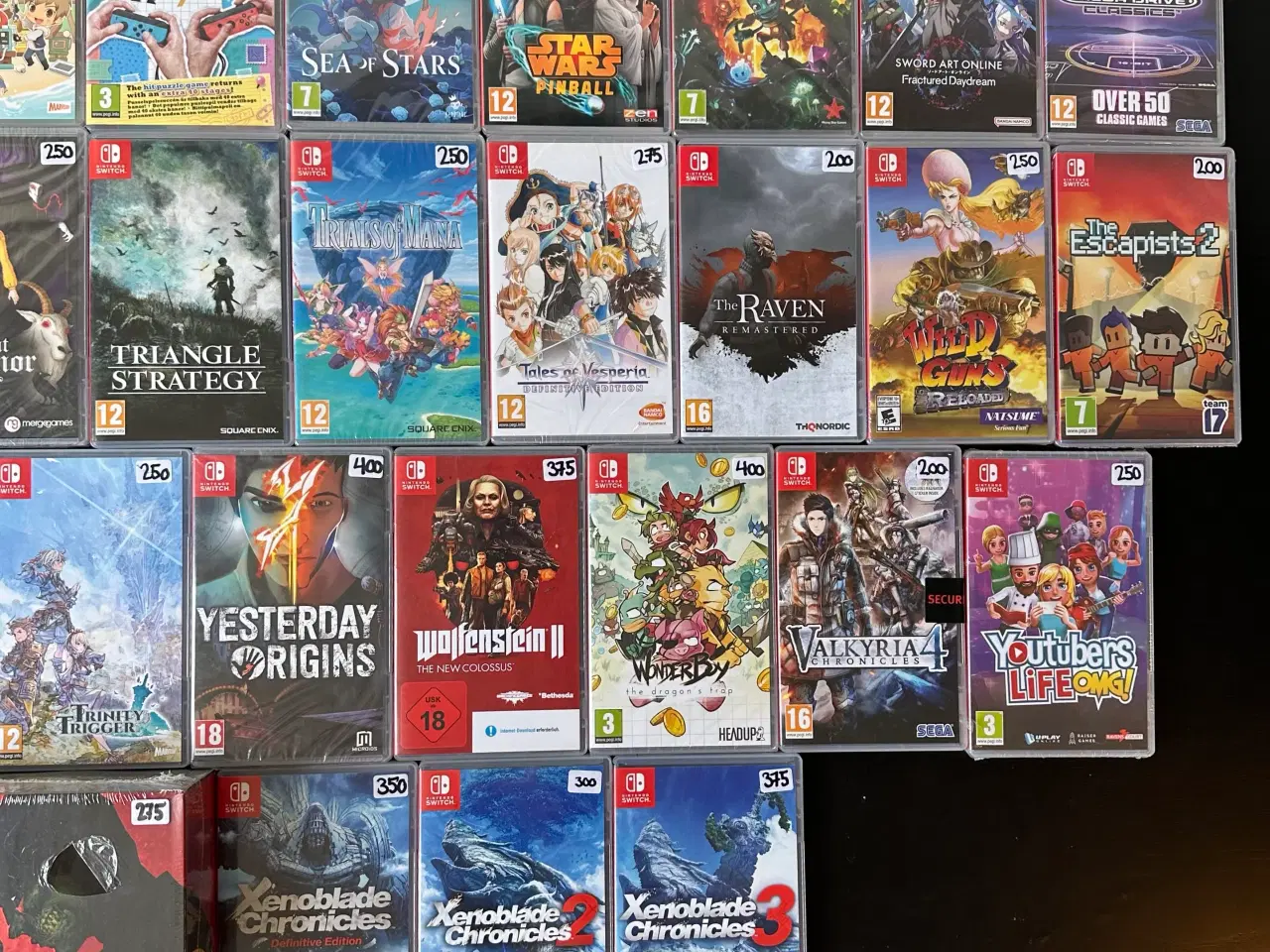 Billede 10 - Seperate Priser! 100 stk Nintendo Switch Spil