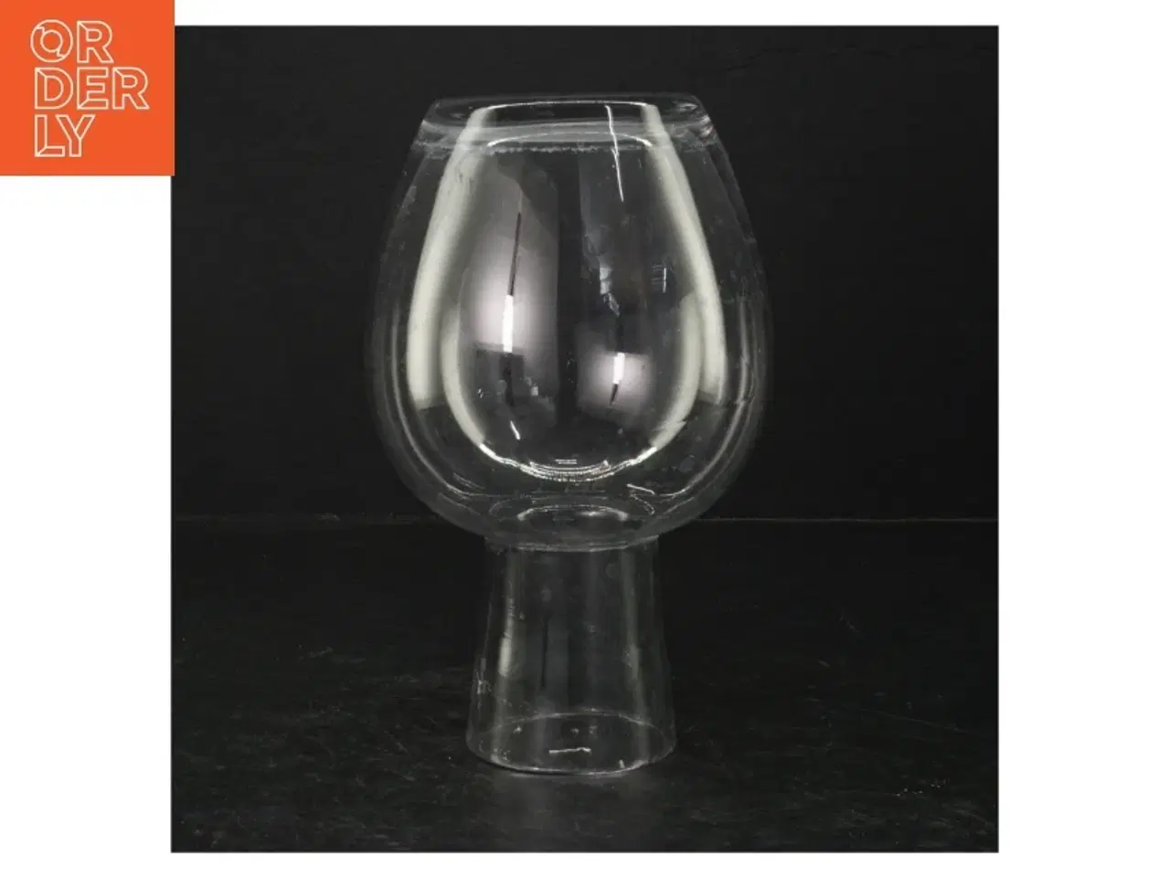 Billede 3 - Glasvase (str. Ø. 7 cm. længde, 21 cm)