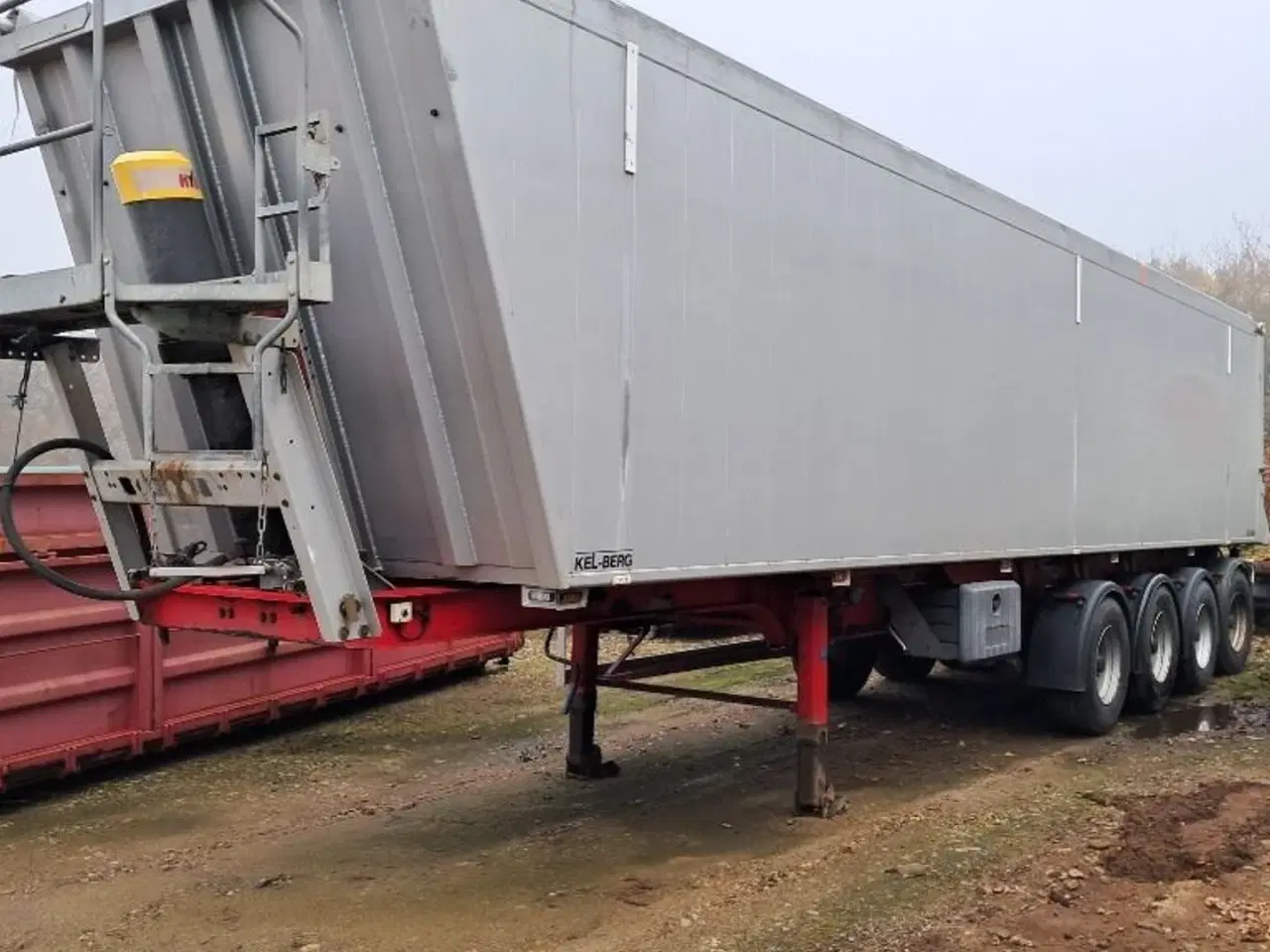 Billede 1 - Kel-Berg Tipsættevogn 60m3 4 akslet