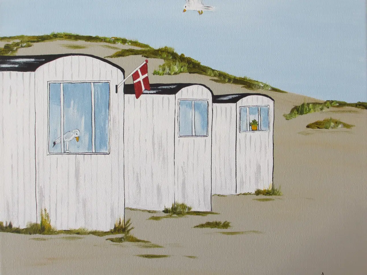 Billede 1 - ACRYL-MALERI nr. G. 11