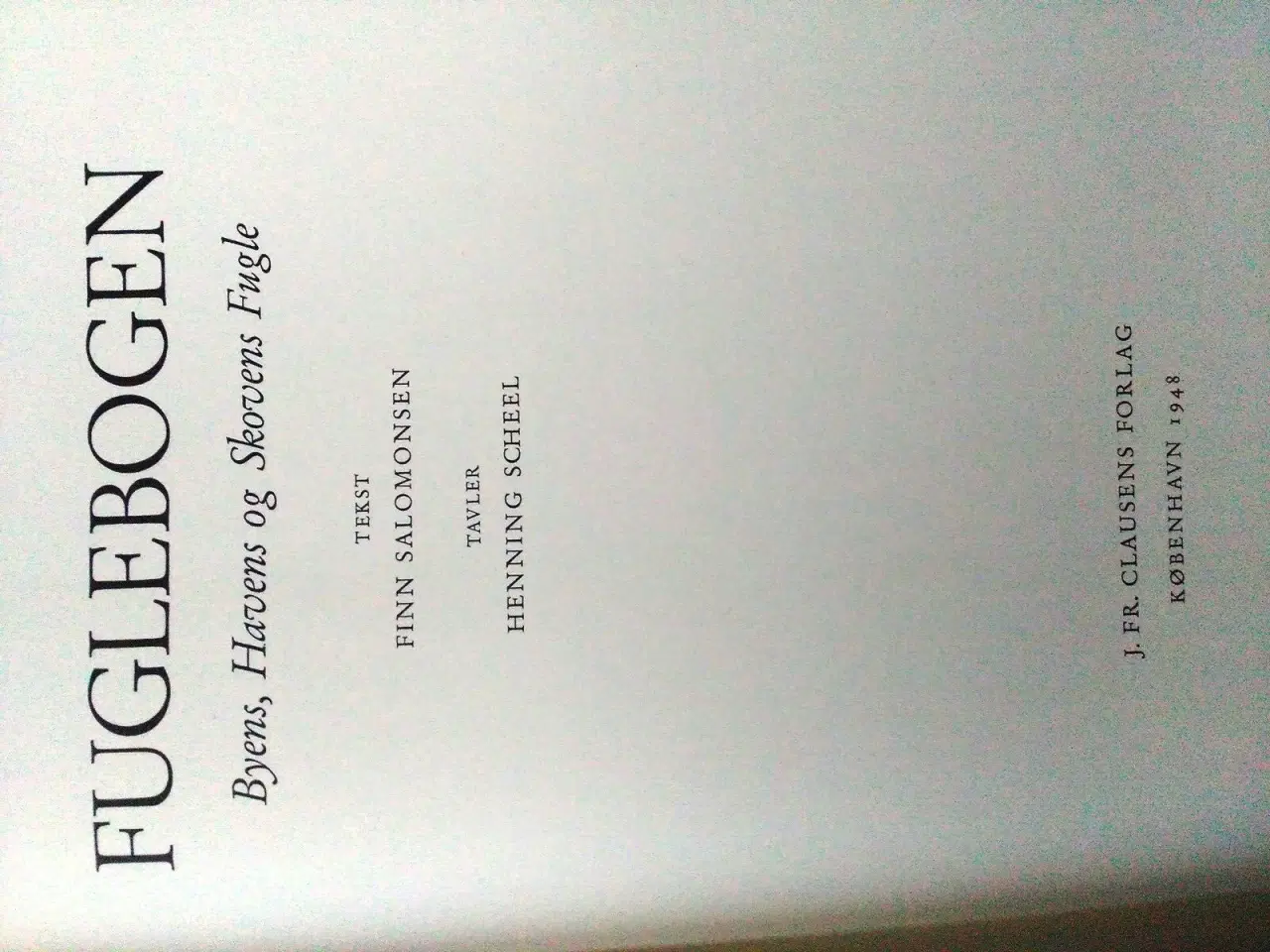 Billede 2 - Fuglebogen.