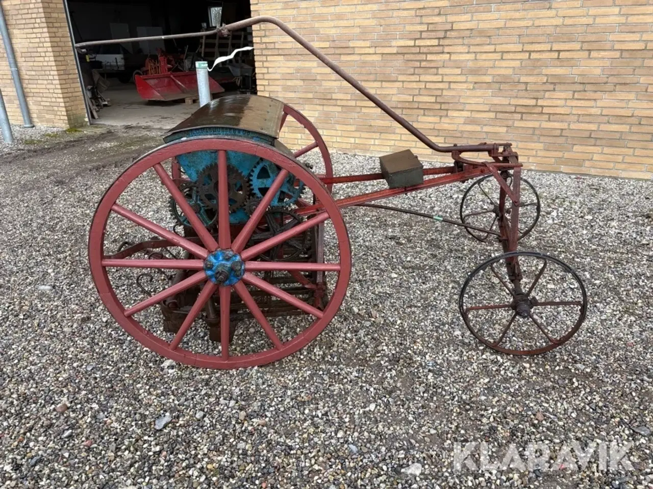 Billede 4 - Veteran såmaskine A.C. Rasmussen og Co Såmaskine til hest.