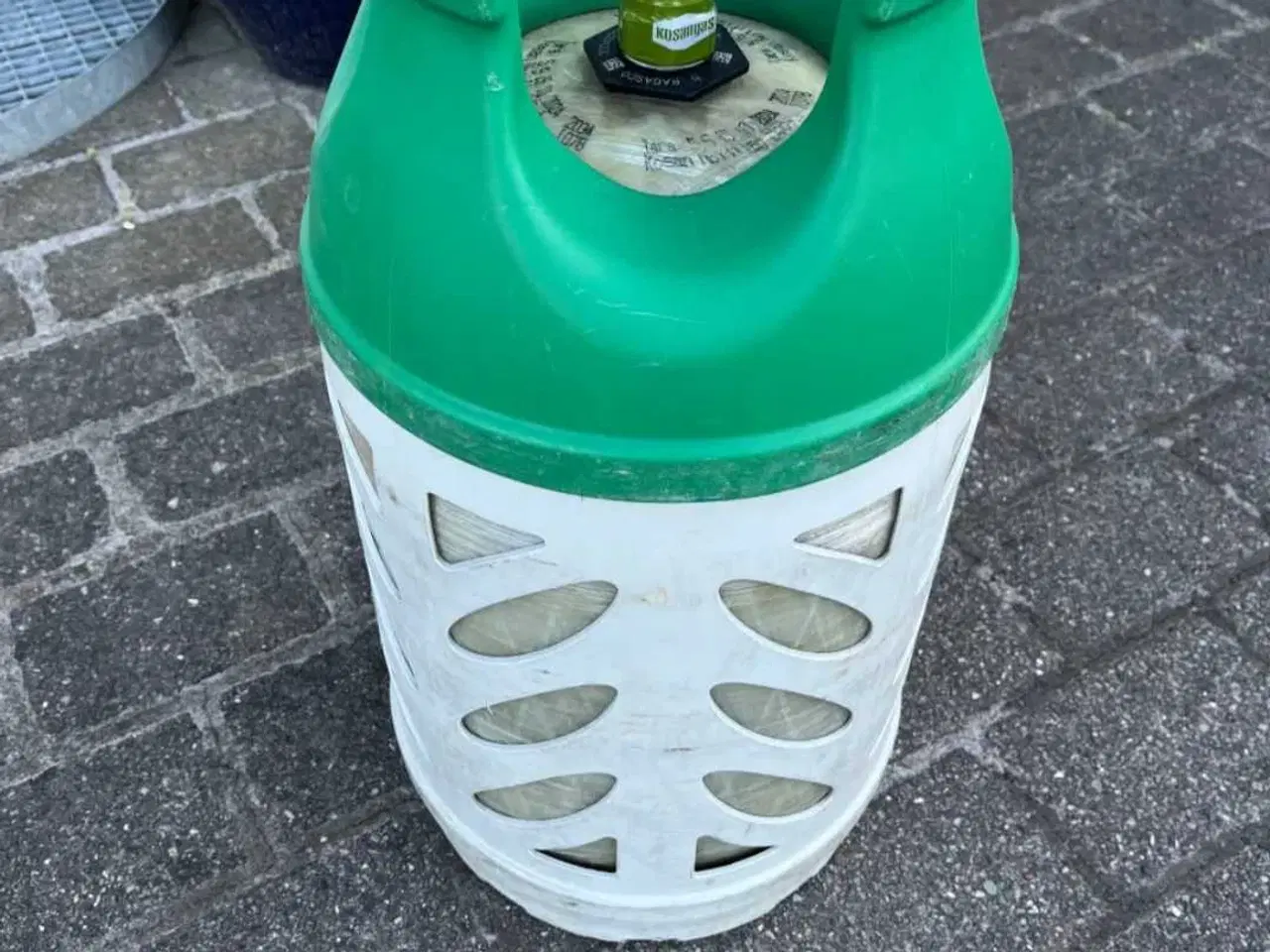 Billede 3 - 4 stk fyldte 10kg letvægts Gasflasker 
