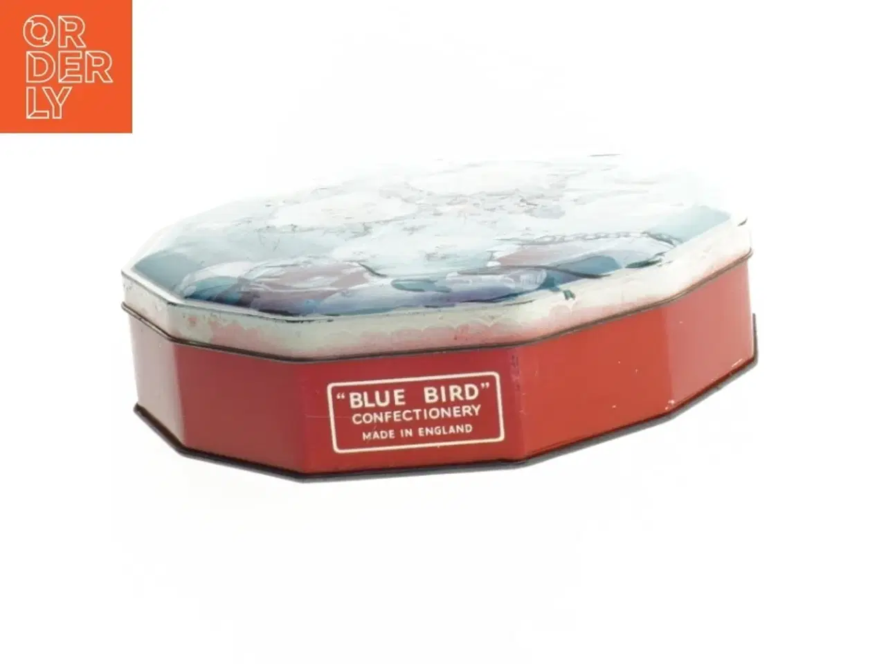 Billede 2 - Vintage kagedåse med blomsterdesign (str. 21x18 cm)