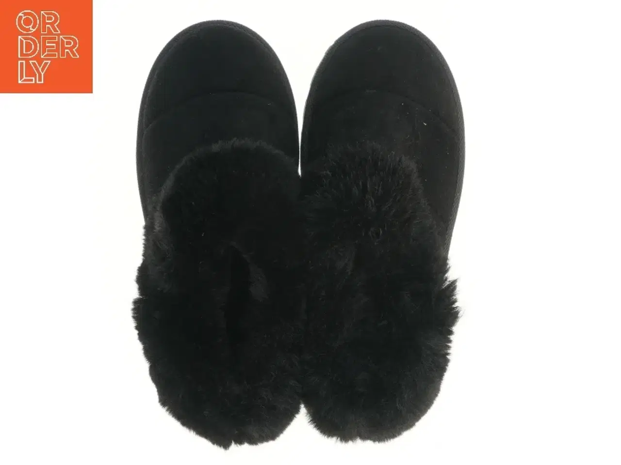 Billede 2 - Plysforede tøfler (str. 37 )