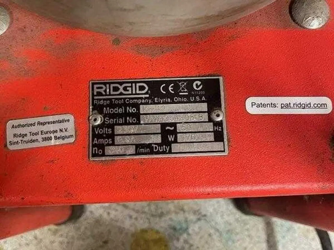 Billede 4 - Ridgid Elektrisk kloakrenser.