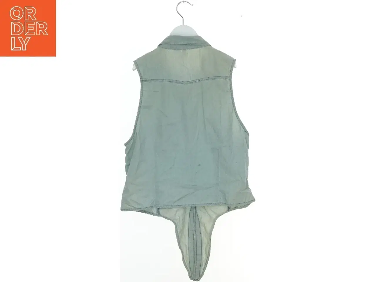 Billede 2 - Ærmeløs jeans bodystocking fra H&M (str. 170)